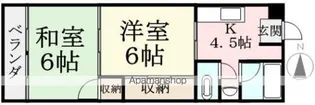 MKハイツ木田【201号室】の間取り