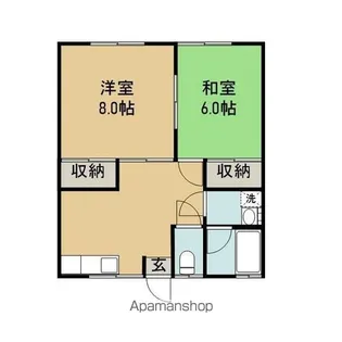 メゾンアバンセ【2階】の間取り