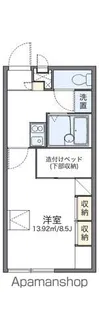 レオパレスサンモモカ【205号室】の間取り