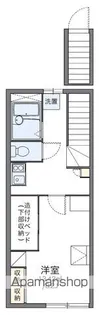 レオパレス中浜2番館【202号室】の間取り