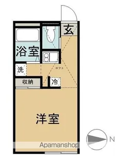 ドウあいのはら【103号室】の間取り