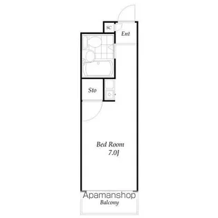 ベルトピア京王永山【2階】の間取り
