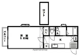 リジェール弐番館【1階】の間取り