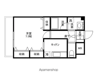 ECOマンション I STYLE【201号室】の間取り