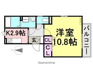 サニーコート【202号室】の間取り