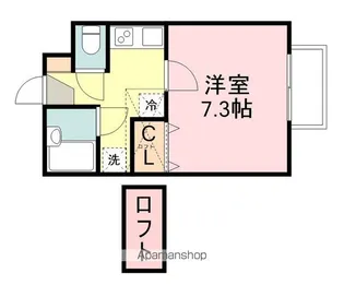 パセオプラシード雨宮【2階】の間取り
