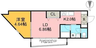 ノアール【2階】の間取り