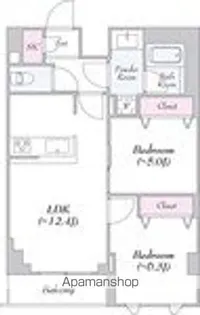 ロイジェント志村坂上【7階】の間取り