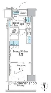 東京都新宿区百人町3丁目【マンション】の間取り