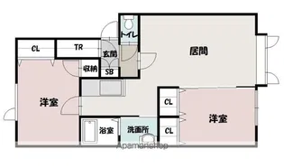 ピア永山【1階】の間取り