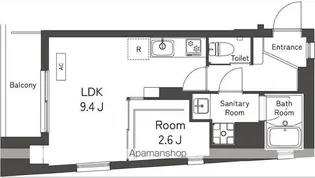 GRACE蔵前【4階】の間取り