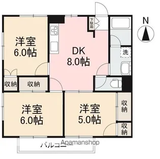 グリーンハイツサコ【1階】の間取り
