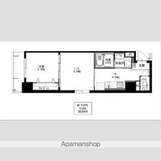 カトルセゾン金山【8階】の間取り