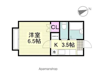 クレセールメゾン【2階】の間取り