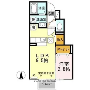 ファインビューIV【1階】の間取り