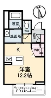 グランマスト栄町A棟【1階】の間取り