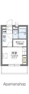 レオパレス大和田Ⅱ【3階】の間取り