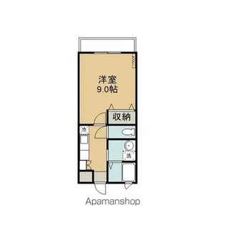 TOP INN 上田【103号室】の間取り