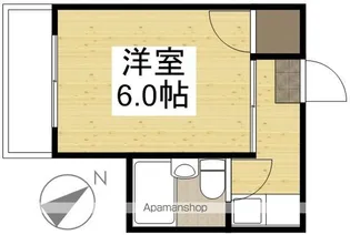 コーポビーナス【101号室】の間取り