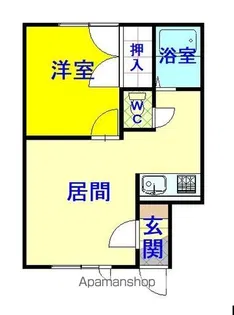 アスティ【205号室】の間取り