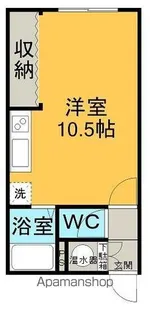 北海道網走市海岸町【アパート】の間取り