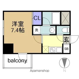 レジデンス東別院スクエア【11階】の間取り