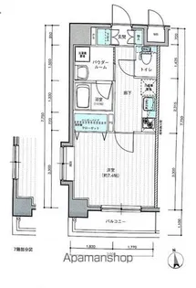 メインステージ西葛西Ⅱ【405号室号室】の間取り
