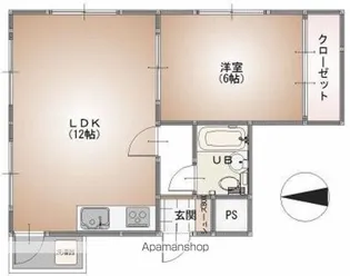CELESTIAL NIIHAMA【6階】の間取り
