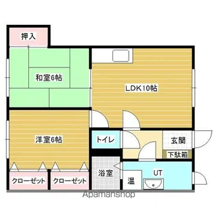 ウィズ【2階】の間取り