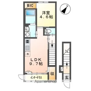 GLORIOUS【2階】の間取り