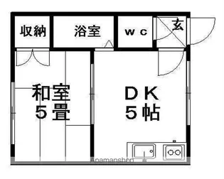 白石ハイツ【C-2号室】の間取り