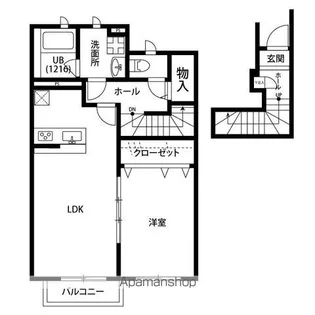 アスピリア SANTEⅢ【2階】の間取り