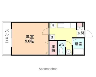 コーポMU【203号室】の間取り