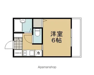ロイヤルハイネス【201号室】の間取り
