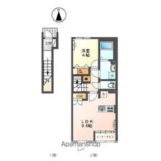 仮)東別所町アパートTR1013N1【2階】の間取り