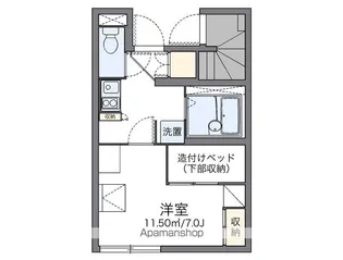 レオパレスジュピテル【101号室】の間取り