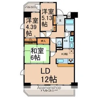 ロジェ千種【13階】の間取り