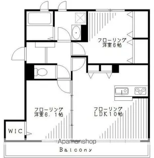 ルミエール久我山【1階】の間取り