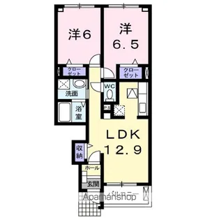 プロスペラーレA【1階】の間取り