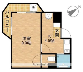 ライフ第3マンション細江【301号室】の間取り