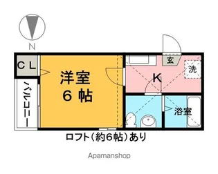 PRESIDENT名駅南【105号室】の間取り