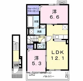 FIORE・T【2階】の間取り