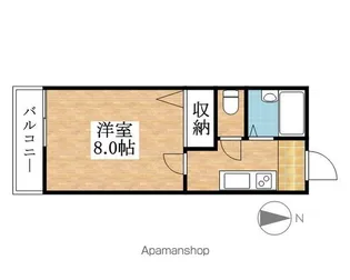 ソレーユ12【2階】の間取り