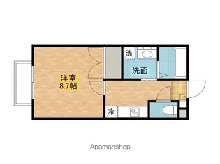 ヴィルボナール【2階】の間取り