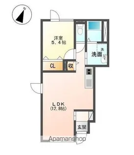 リアンコート【1階】の間取り