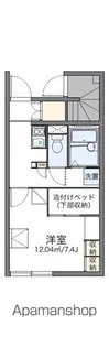 レオパレス大宮【1階】の間取り