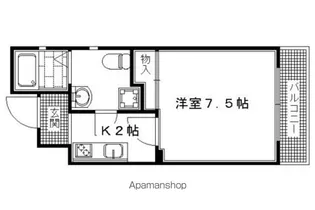 サイト京都西院【4階】の間取り