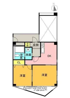 イーストヒルズ東香里【4階】の間取り