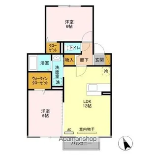 グランドール戸ヶ崎【2階】の間取り