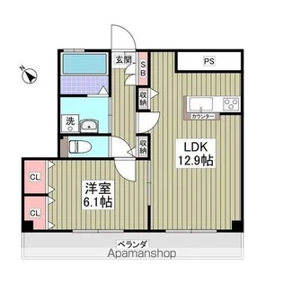 MK SQUARE【202号室】の間取り